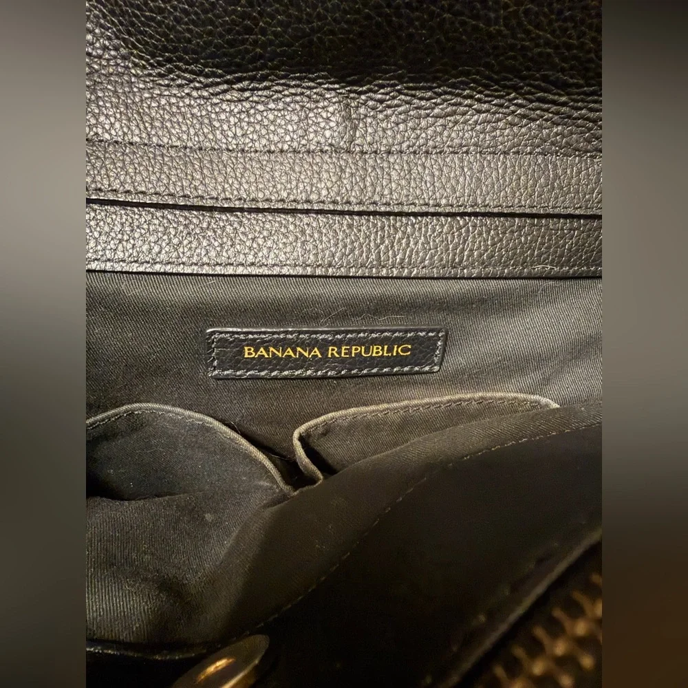 Banana Republic Vintage Hartford Satchel Leather Tote - Picture 16 of 16